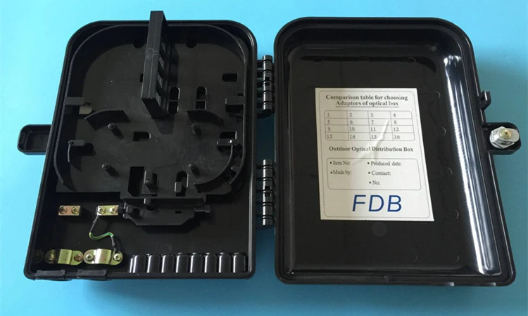 광섬유 Ftth 상자 12 코어