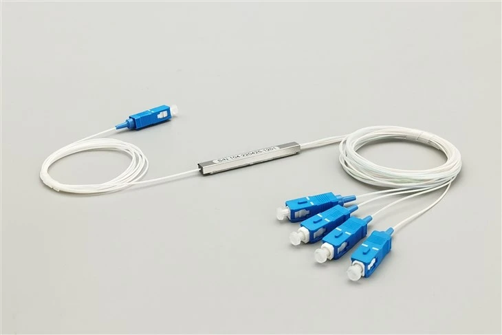 1×4 SC UPC Plc 파이버 스플리터, 미니 모듈