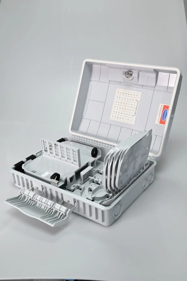 ABS Terminal Box 24 Core With Splice Tray Wall Mount Or Pole Mount