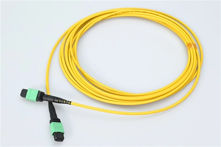 MTP MPO 광섬유 패치 코드 SM SX YELLOW